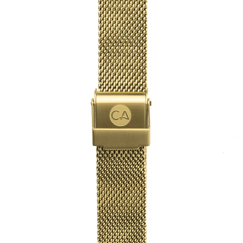 14mm Mesh Gold