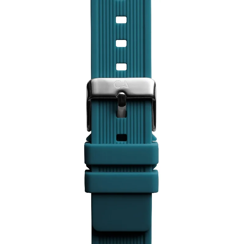 California Watch Co. 20mm Pacific Green Silicone Strap