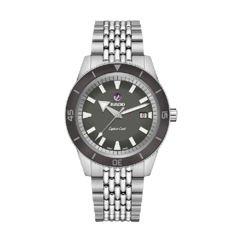 Captain Cook Automatic Grey Dial 42mm (Additional Straps Included)