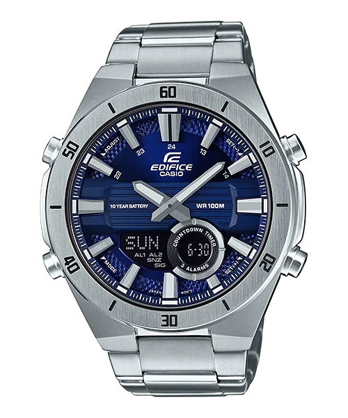 Casio Edifice Standard Chronograph Silver Stainless Steel Band Watch ERA110D-2A ERA-110D-2A