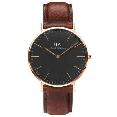 Daniel Wellington Classic Black RG St Mawes 40mm