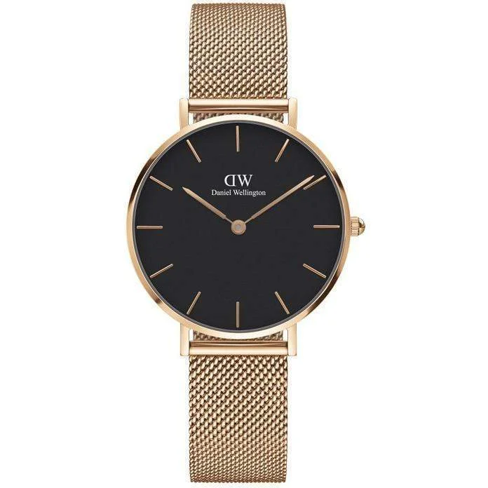 Daniel Wellington Classic Petite RG Melrose Black 32mm