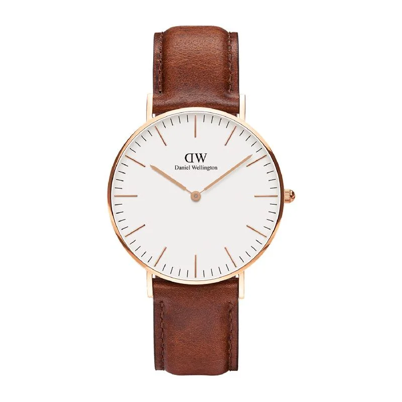 Daniel Wellington St Mawes Rose Gold Classic Watch 36mm