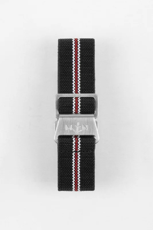 Erika's Originals CORSA MN™ Strap with RED Centerline - BRUSHED Hardware