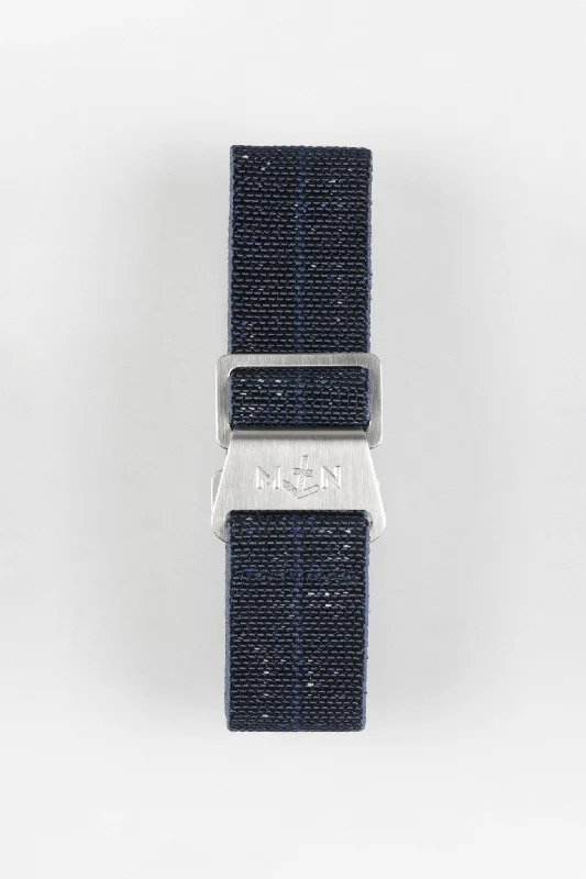 Erika's Originals INDIGO DENIM MN™ Strap in TWO-TONE DENIM - BRUSHED Hardware