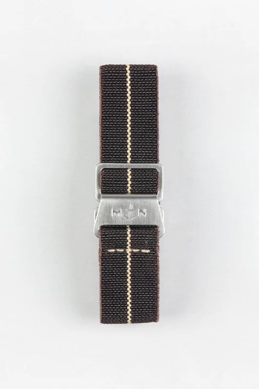 Erika's Originals HAVANA MN™ Strap with SAND Centerline - BRUSHED Hardware