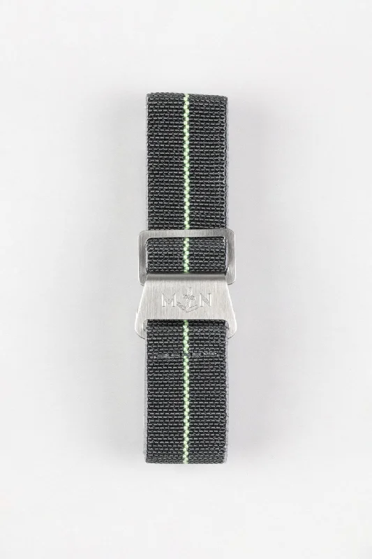 Erika's Originals MIRAGE MN™ Strap with MINT GREEN Centerline - BRUSHED Hardware