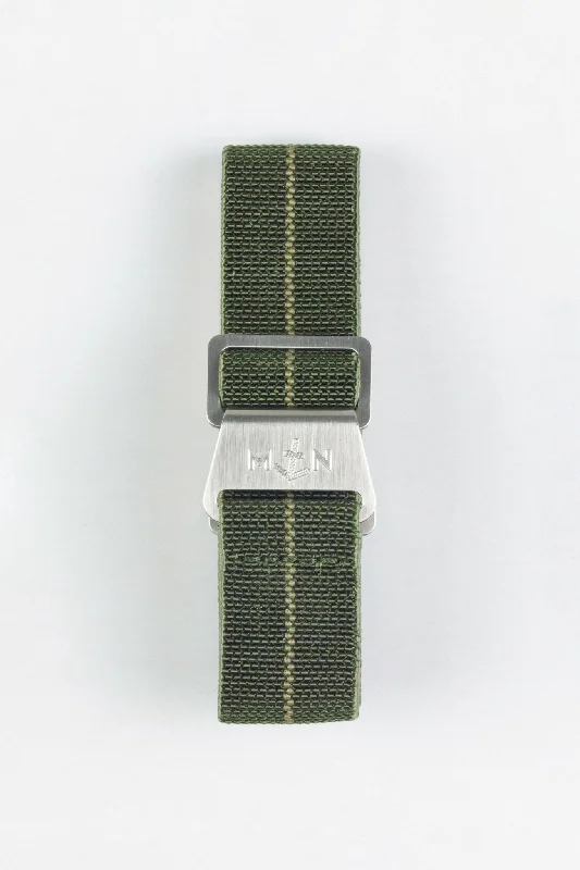 Erika's Originals ORIGINAL MN™ Strap in TWO-TONE GREEN - BRUSHED Hardware