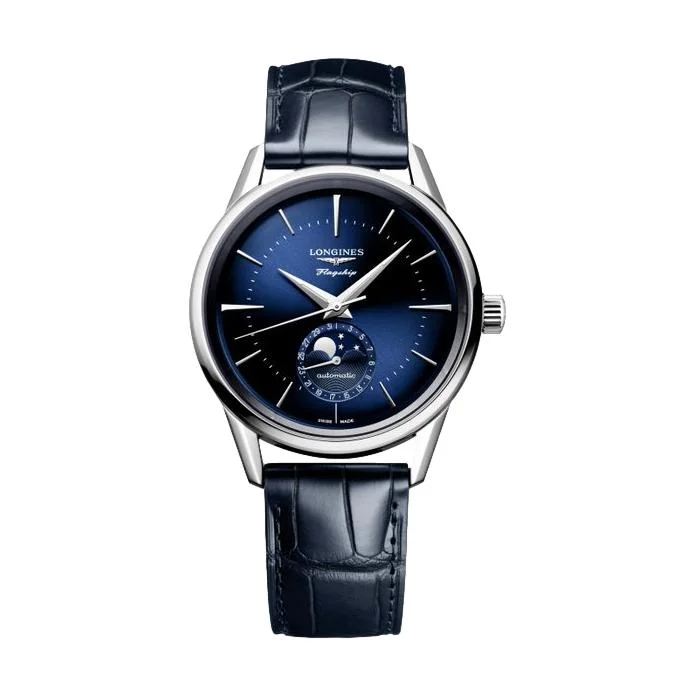 Flagship Heritage Moonphase Sunray Blue