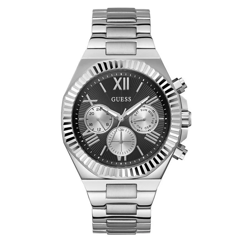 Guess Equity Black Dial Multifunction Watch