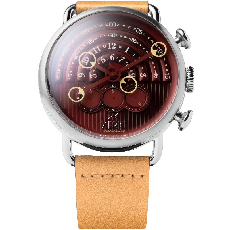 Halograph Chrono Sapphire Silver Oxblood