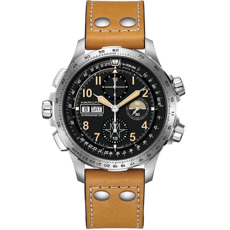 Hamilton Khaki X-Wind Day Date Auto Chrono H77796535