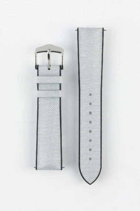 Hirsch ARNE Animal-Free Sailcloth Effect Performance Watch Strap - GREY