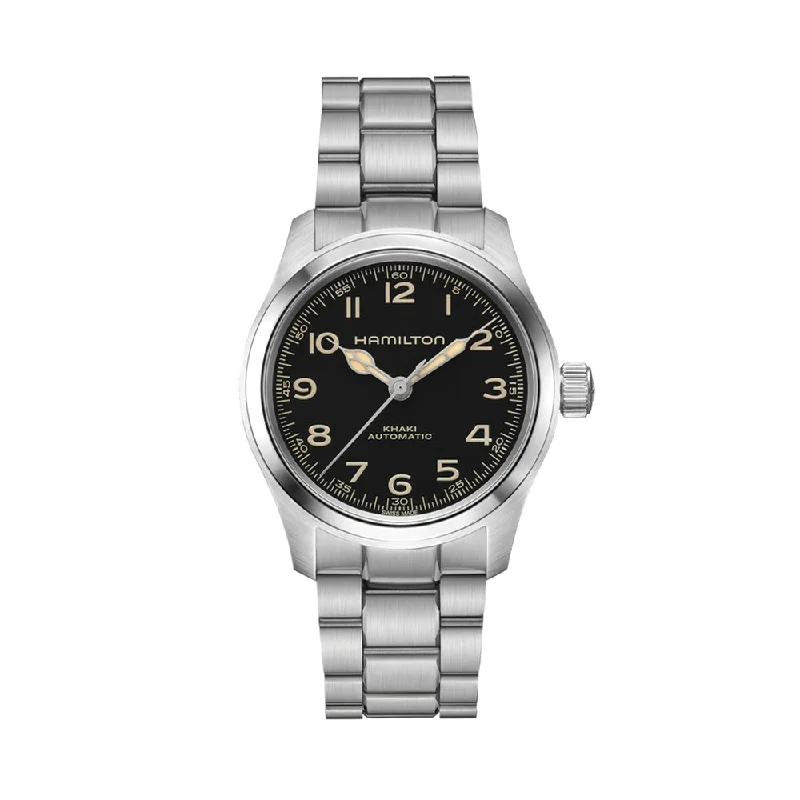 Khaki Field Murph 38mm - Black on Bracelet