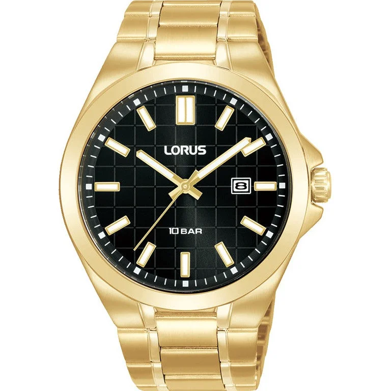 Lorus Gents Gold 3-Hands Watch