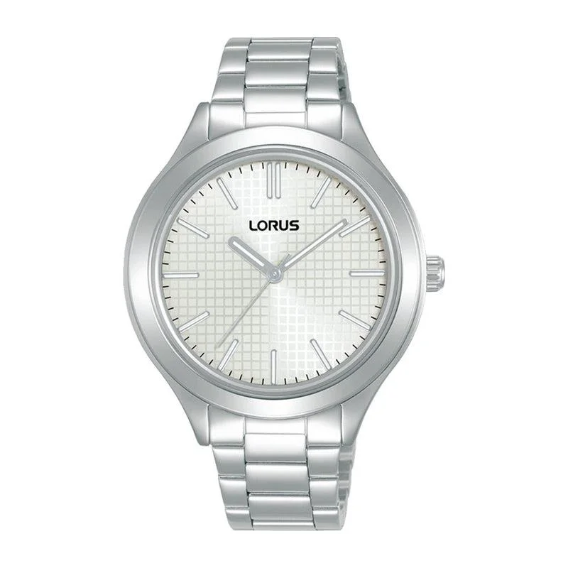 Lorus Ladies White 3 Hands Watch