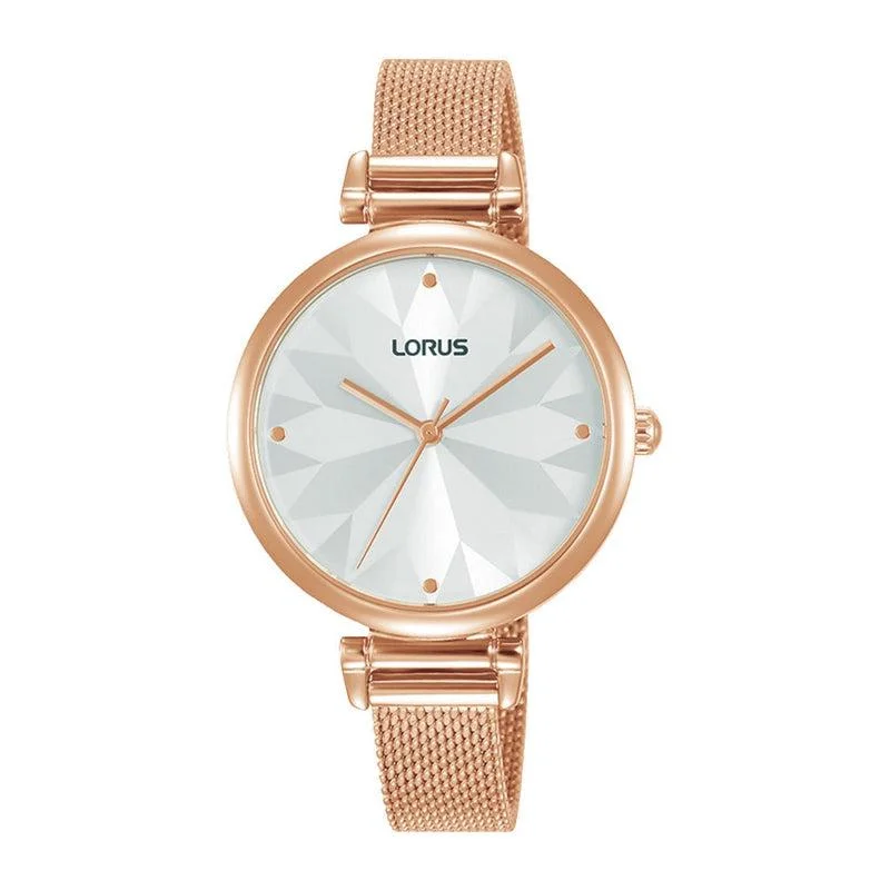 Lorus Ladies White 3 Hands Watch