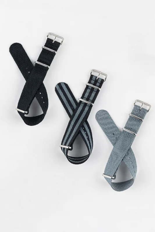 Monotone Nylon Watch Strap Bundle