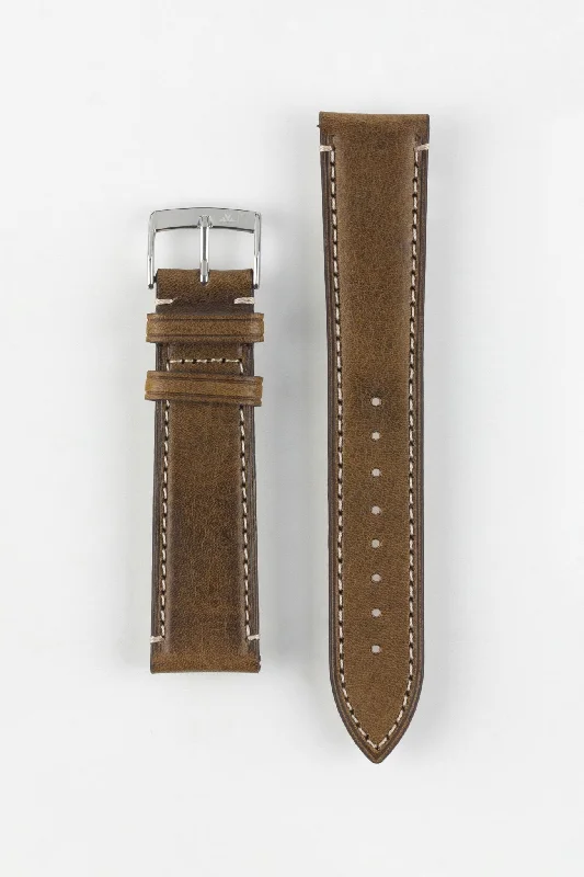 Morellato EL GRECO Calfskin Leather Watch Strap in GREEN