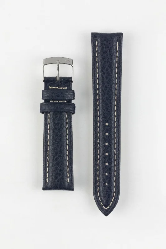 Morellato KUGA Padded Calfskin Leather Watch Strap in BLUE