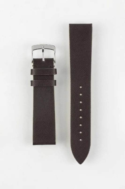 Morellato ZANTE Recycled Leather-Fibre Watch Strap in BROWN