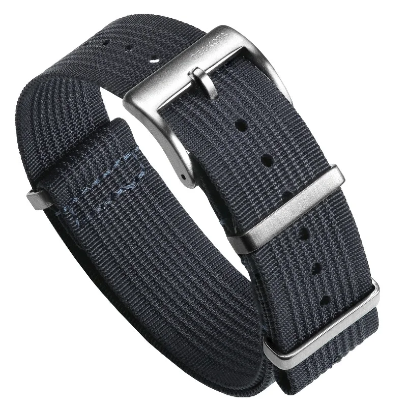 Ocean-Scout Nylon Watch Strap - Slate Blue