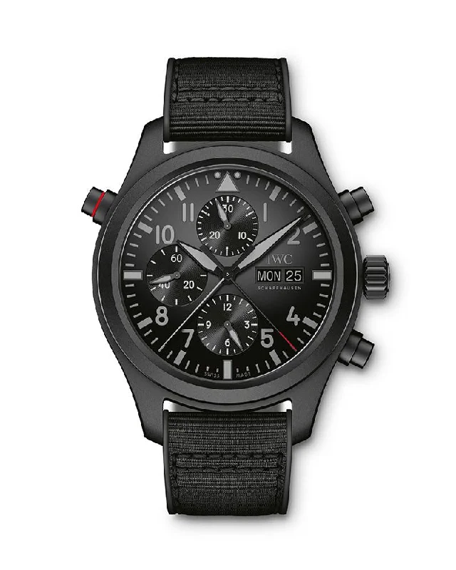 PILOT'S WATCH DOUBLE CHRONOGRAPH TOP GUN CERATANIUM