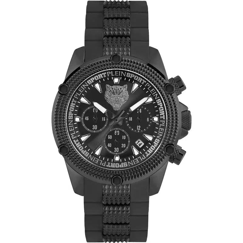 Plein Sport Hurricane Black Chronograph Watch 44mm