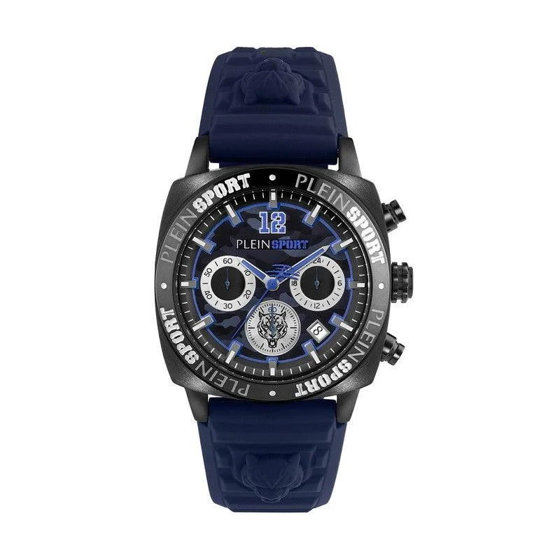 Plein Sport Wildcat Blue Chronograph Watch 40mm