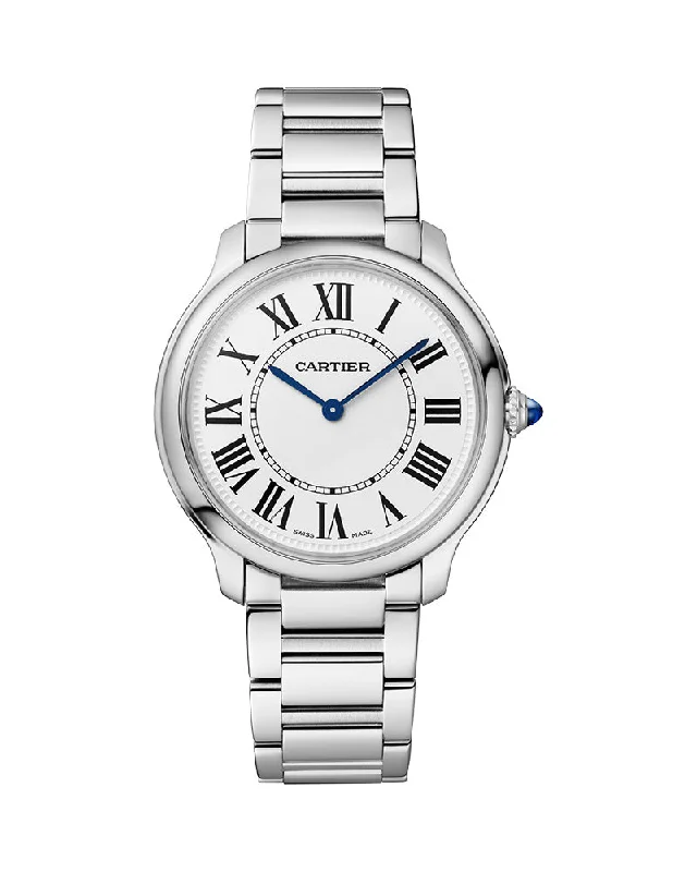 RONDE MUST DE CARTIER, 36MM, QUARTZ, STAINLESS STEEL