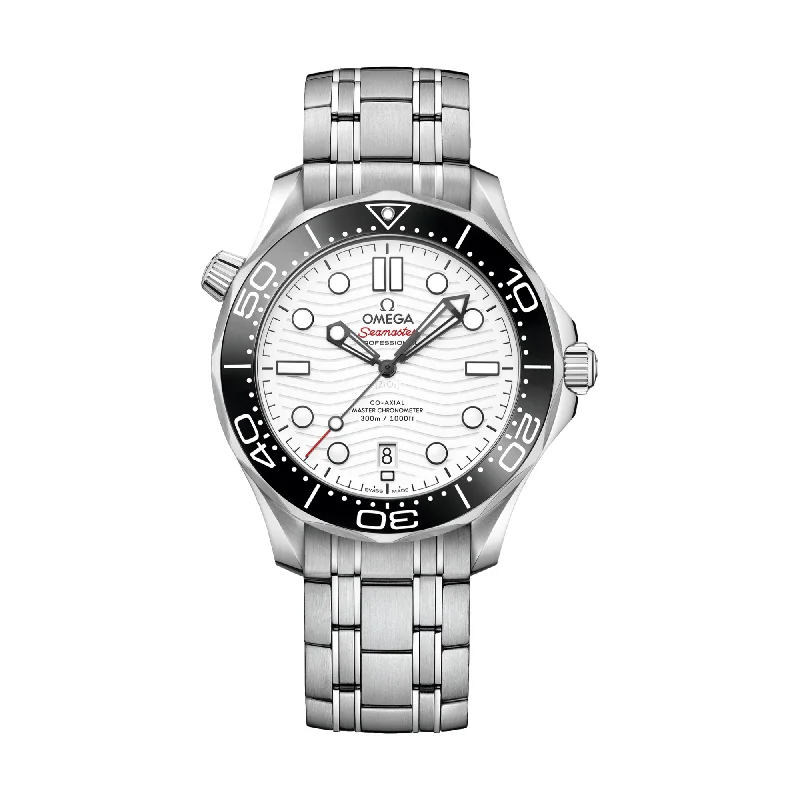 Seamaster Diver 300M Co-Axial Master Chronometer Stainless Steel 42 mm - White