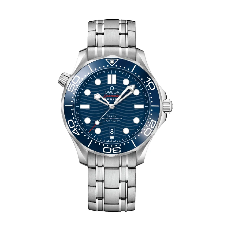 Seamaster Diver 300M Co-Axial Master Chronometer Stainless Steel 42 mm - Blue