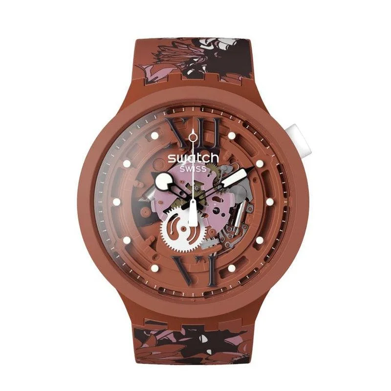 Swatch CAMOFLOWER COTTON Watch SB05C100