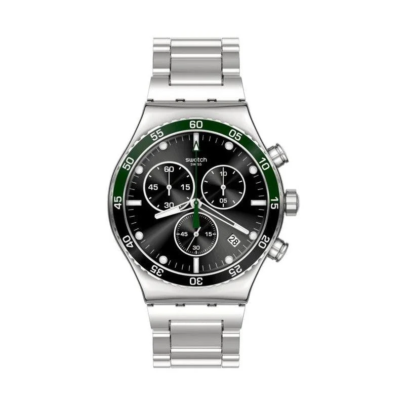 Swatch DARK GREEN IRONY Watch YVS506G