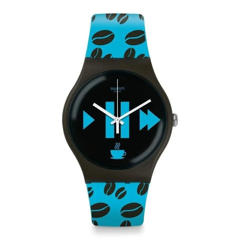 Swatch Originals Coffee Blue Watch