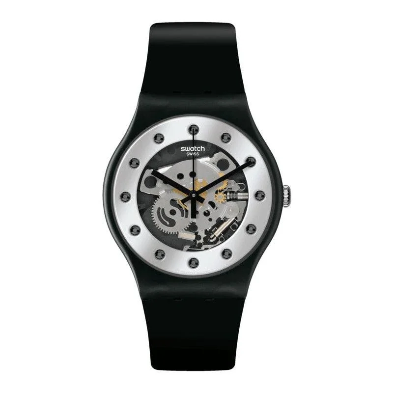 Swatch Originals Silver Glam Watch SO29B109