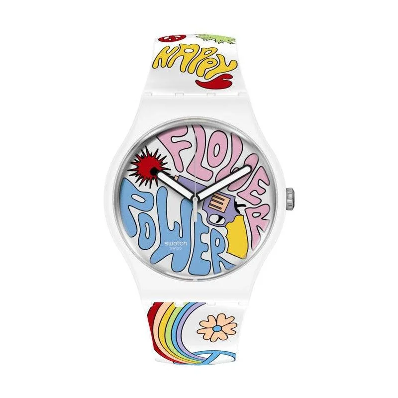 Swatch POWER OF PEACE Watch SO32W107