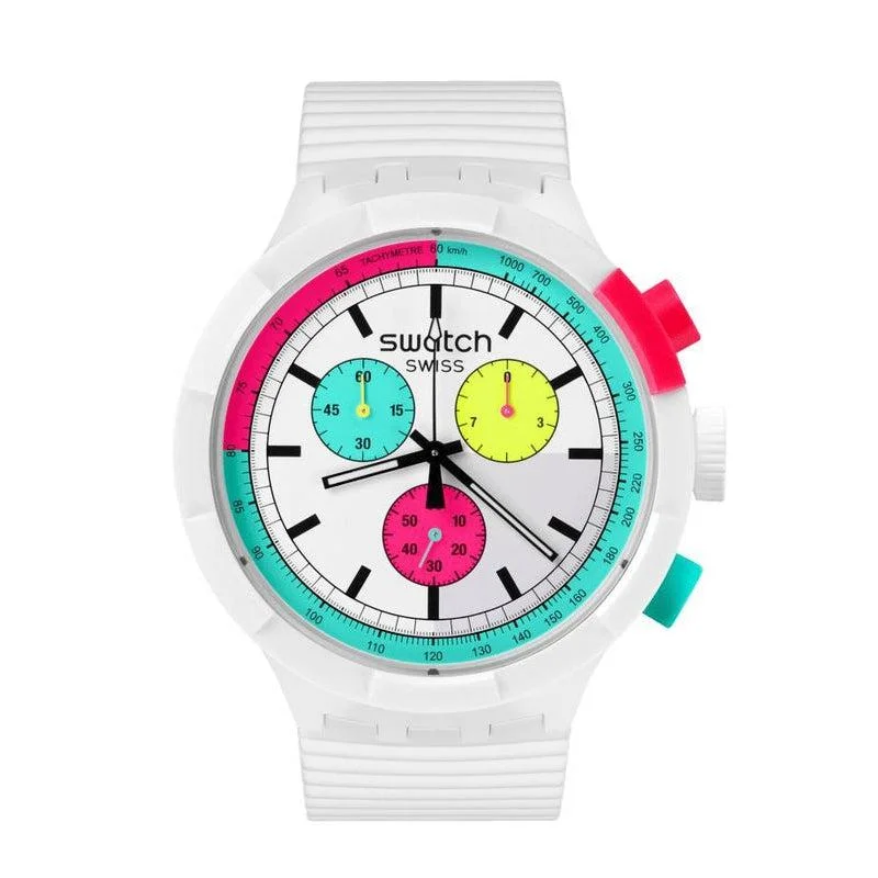 Swatch THE PURITY OF NEON Watch SB06W100