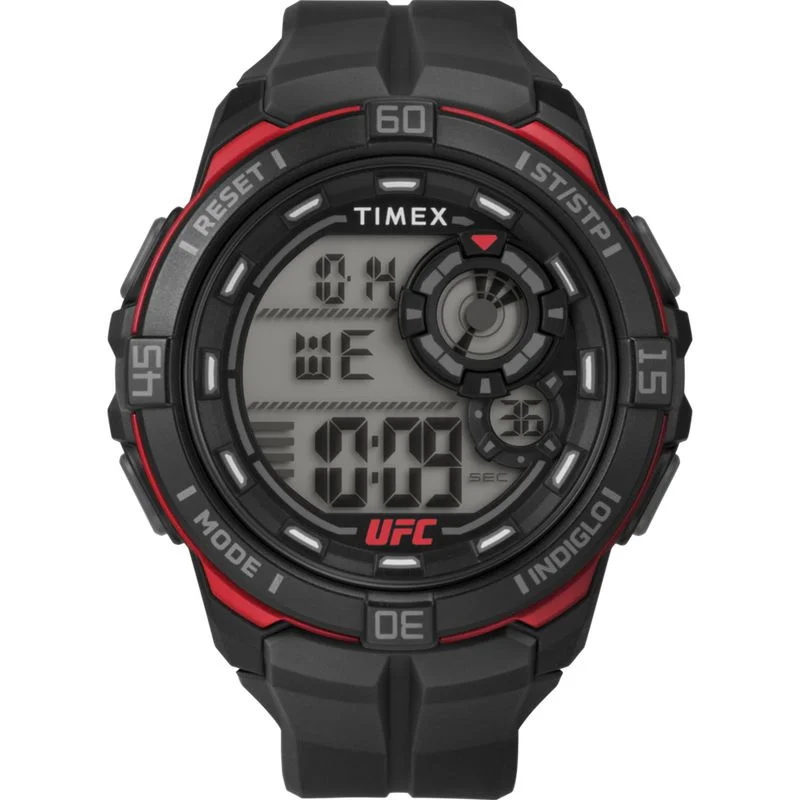 Timex UFC Rush 52mm PU Strap Watch