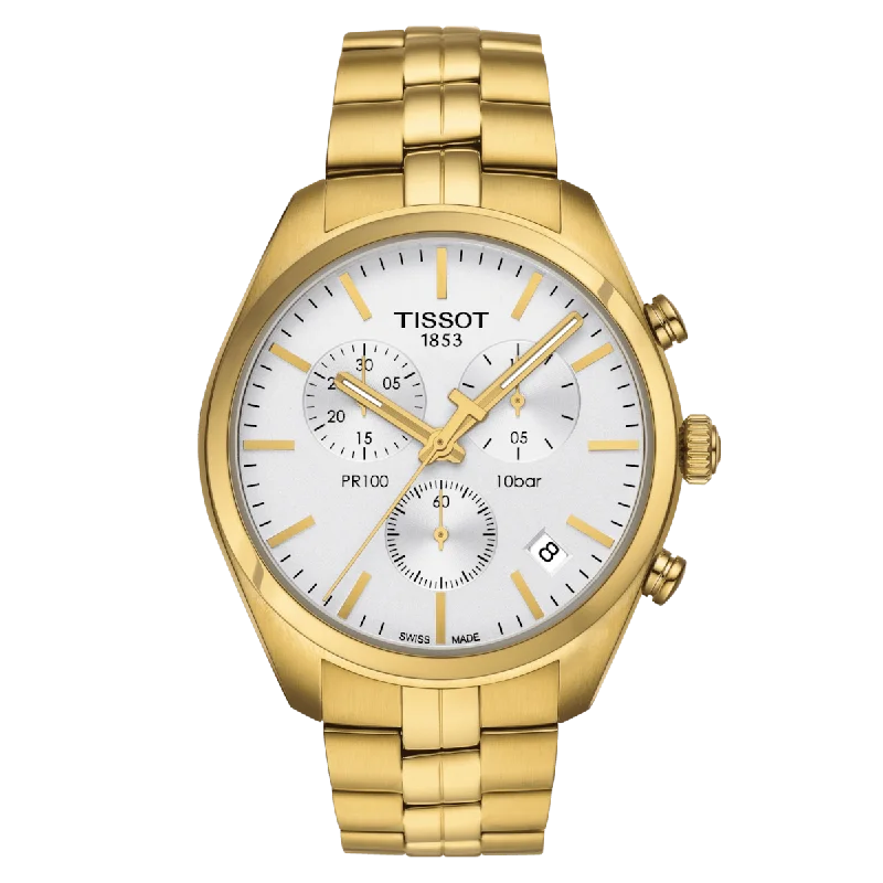 Tissot  PR 100 Men Chronograph Stainless Steel Watch T1014173303100 T1014173303100