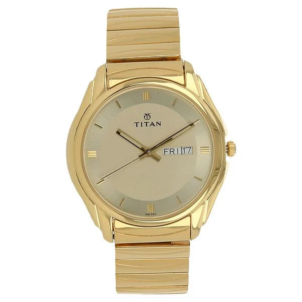 Titan Quartz Analog with Day and Date Watch for Men ns1578ym05