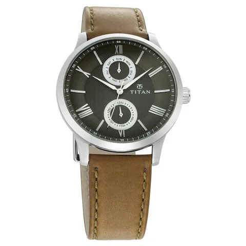 On Trend Chronograph Leather Men