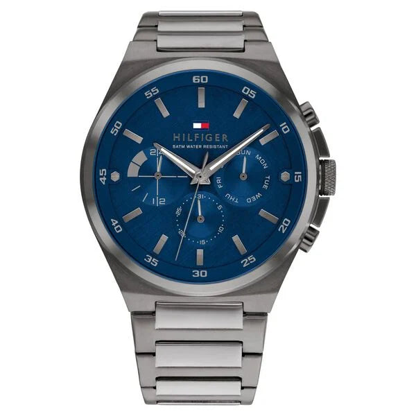 Tommy Hilfiger Quartz Multifunction Blue dial Stainless Steel Strap Watch for Men th1792089