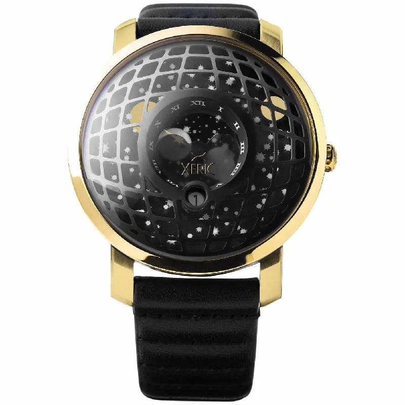 Trappist-1 American Moonphase Gold Black